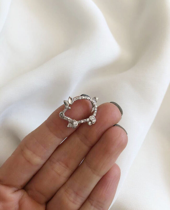 DIJE PLATA Y CUBIC (PDC033)