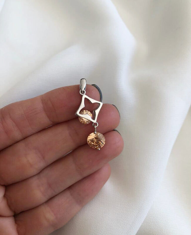 DIJE PLATA Y CUBIC (PDC060)