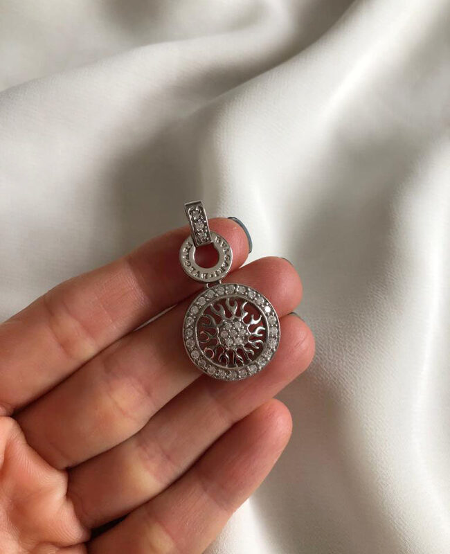 DIJE PLATA Y CUBIC (PDC077)