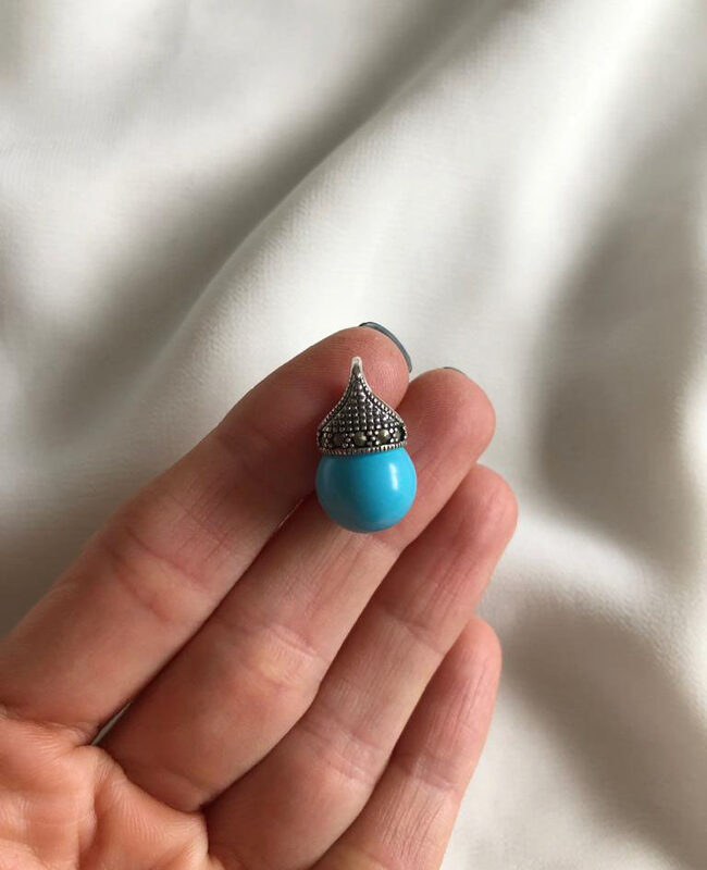 DIJE PLATA Y PIEDRA (PPD045)