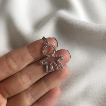 DIJE PLATA Y CUBIC (PDC058)