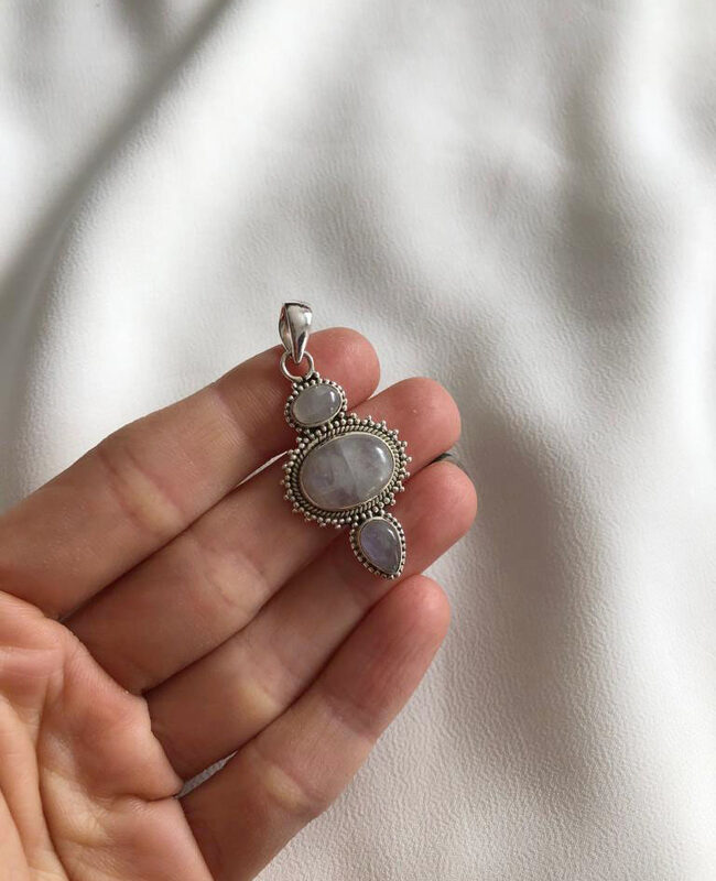 DIJE PLATA Y PIEDRA (PPD047)