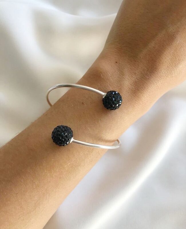 PULSERA PLATA Y CRISTAL (PPC101)