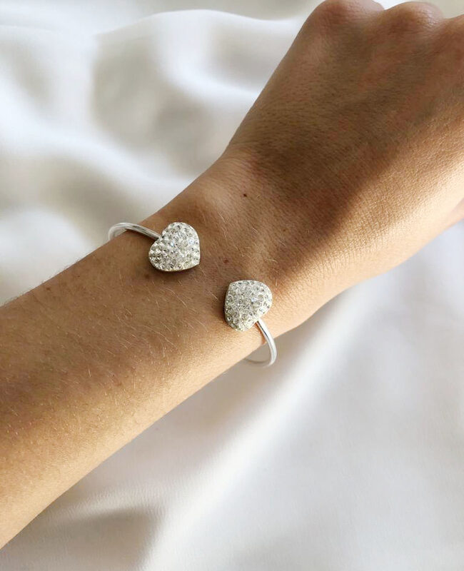 PULSERA PLATA Y CRISTAL (PPC096)