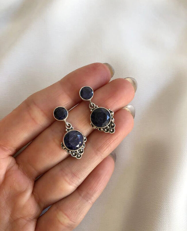 AROS PLATA Y PIEDRA  (PPN0068)