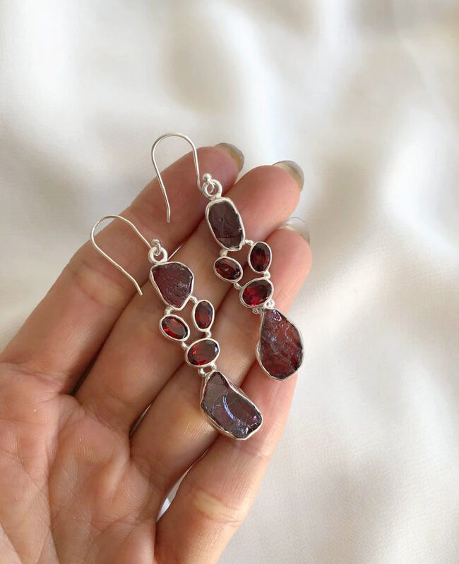 AROS PLATA Y PIEDRA  (PPN0072)