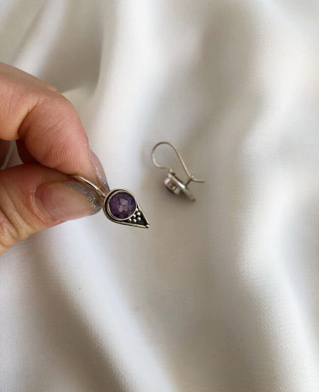 AROS PLATA Y PIEDRA  (PPN0046)