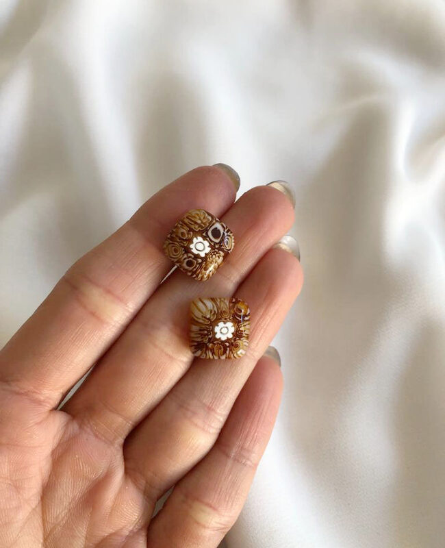 AROS PLATA Y PIEDRA  (PPN0137)