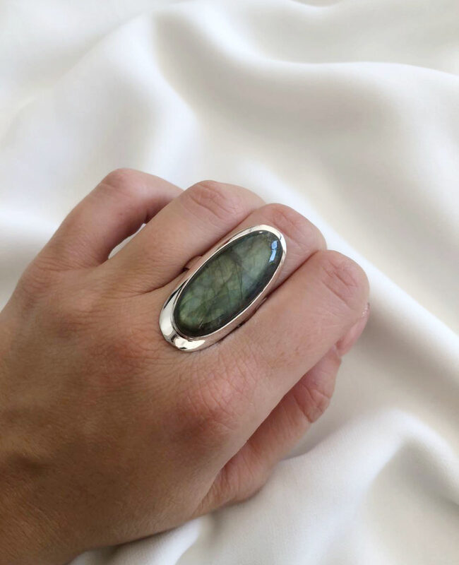 ANILLO PLATA Y PIEDRA (PAP138)