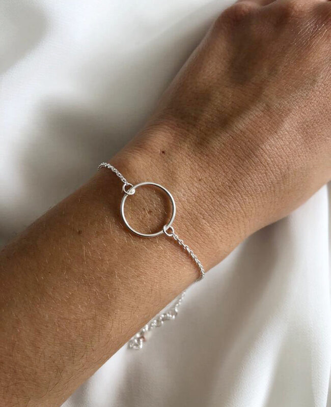 PULSERA PLATA LISA (PBL0108)