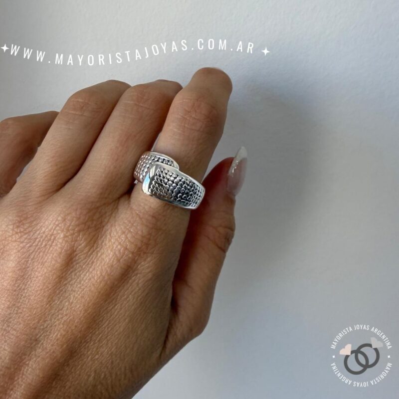 ANILLO PLATA ELECTRO (PAE0099)
