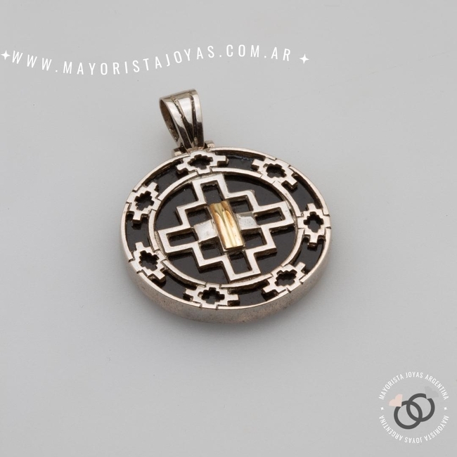 DIJE PLATA Y ORO (POD0177)