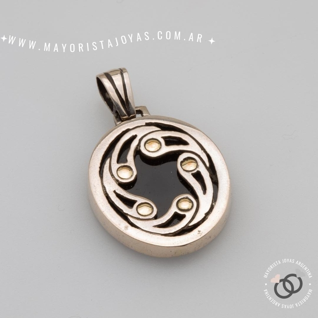 DIJE PLATA Y ORO (POD0186)