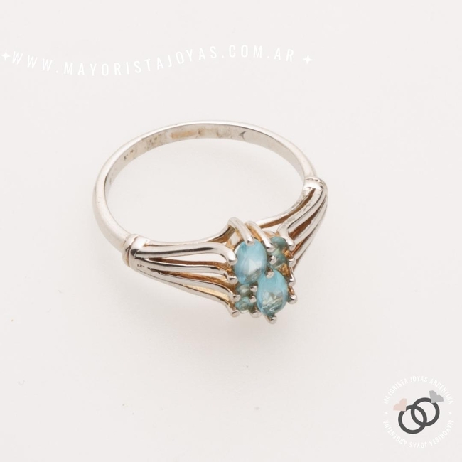 ANILLO PLATA Y PIEDRA (PAP0512)