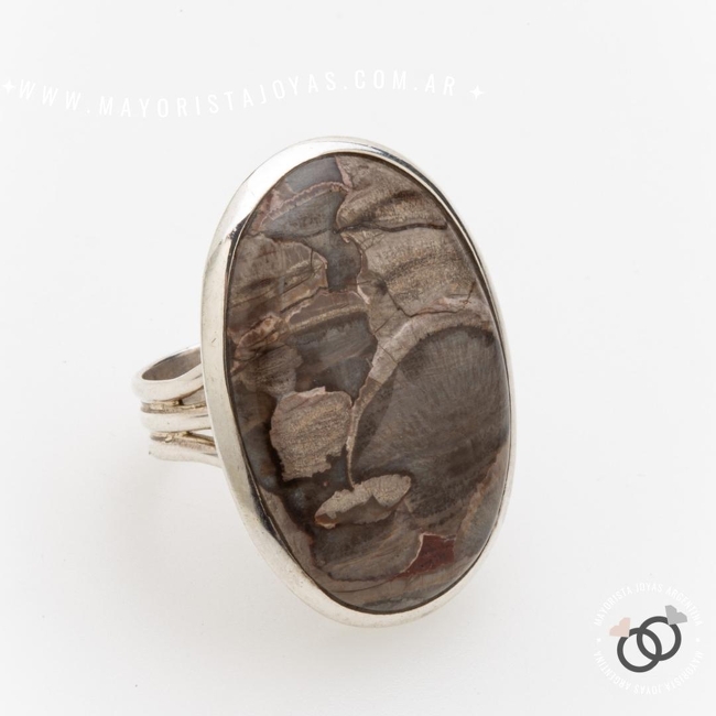 ANILLO PLATA Y PIEDRA (PAP0549)