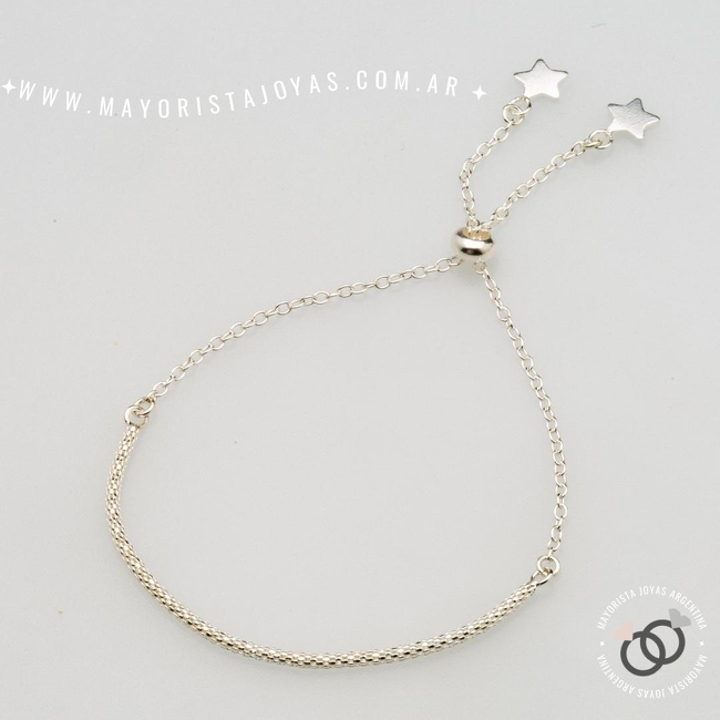 PULSERA PLATA LISA (PBL0255)