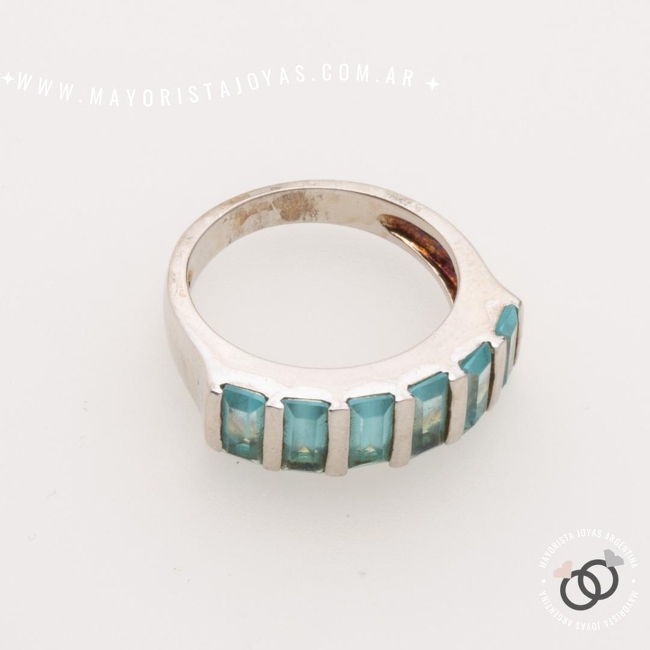 ANILLO PLATA Y PIEDRA (PAP0513)