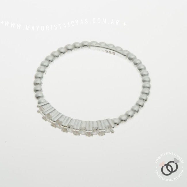 ANILLO PLATA Y CUBIC (PAC0428)
