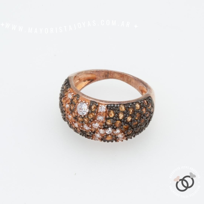 ANILLO PLATA Y CRISTAL (PAC0514)