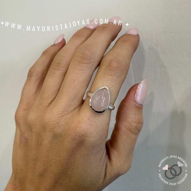 ANILLO PLATA Y PIEDRA (PAP0420)