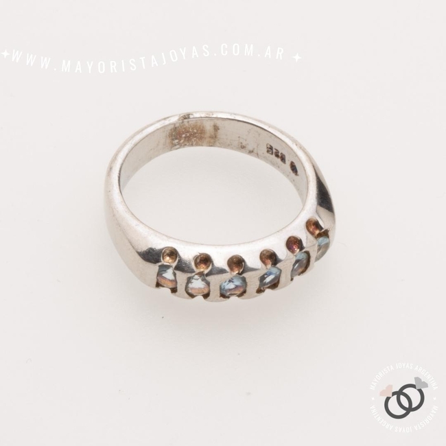 ANILLO PLATA Y PIEDRA (PAP0514)