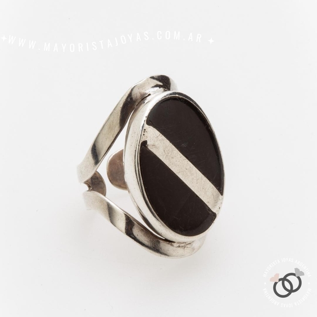 ANILLO PLATA Y PIEDRA (PAP0556)