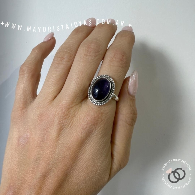 ANILLO PLATA Y PIEDRA (PAP0424)