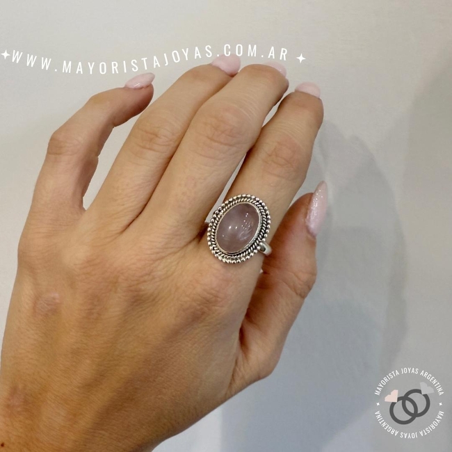 ANILLO PLATA Y PIEDRA (PAP0429)