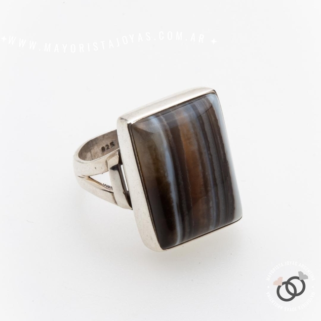 ANILLO PLATA Y PIEDRA (PAP0562)