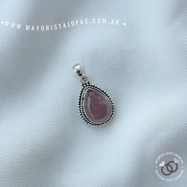 DIJE PLATA Y PIEDRA (PPD0280)