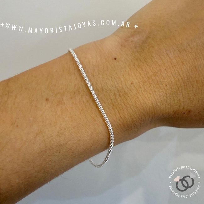 PULSERA PLATA LISA (PBL0306)