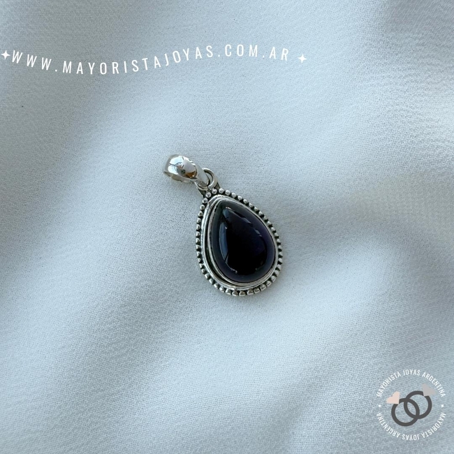 DIJE PLATA Y PIEDRA (PPD0279)