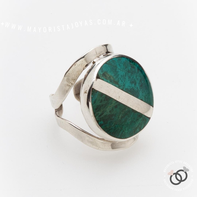 ANILLO PLATA Y PIEDRA (PAP0566)