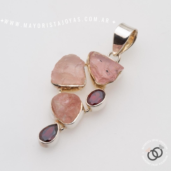 DIJE PLATA Y PIEDRA (PPD0309)