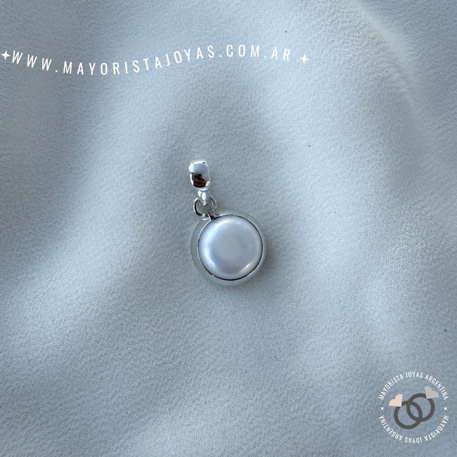 DIJE PLATA Y PIEDRA (PPD0284)