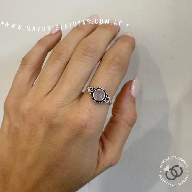 ANILLO PLATA Y PIEDRA (PAP0433)