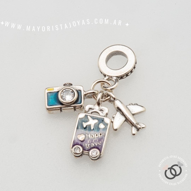 CHARMS PLATA Y CUBIC PARA PANDORA (PP0148)
