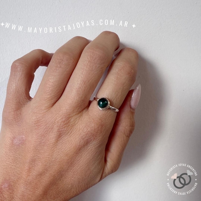 ANILLO PLATA Y PIEDRA (PAP0441)