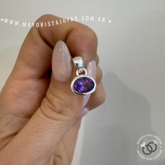 DIJE PLATA Y PIEDRA (PPD0293)