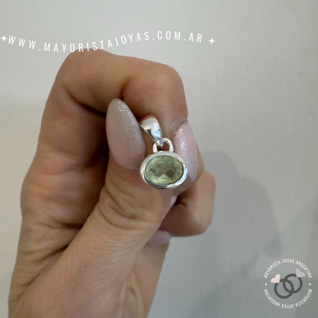 DIJE PLATA Y PIEDRA (PPD0295)