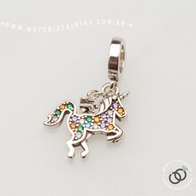 CHARMS PLATA Y CUBIC PARA PANDORA (PP0119)