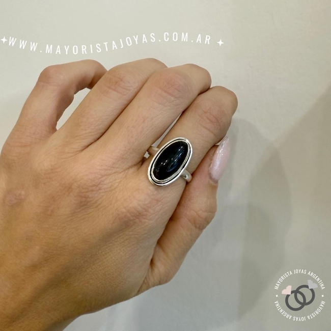 ANILLO PLATA Y PIEDRA (PAP0451)