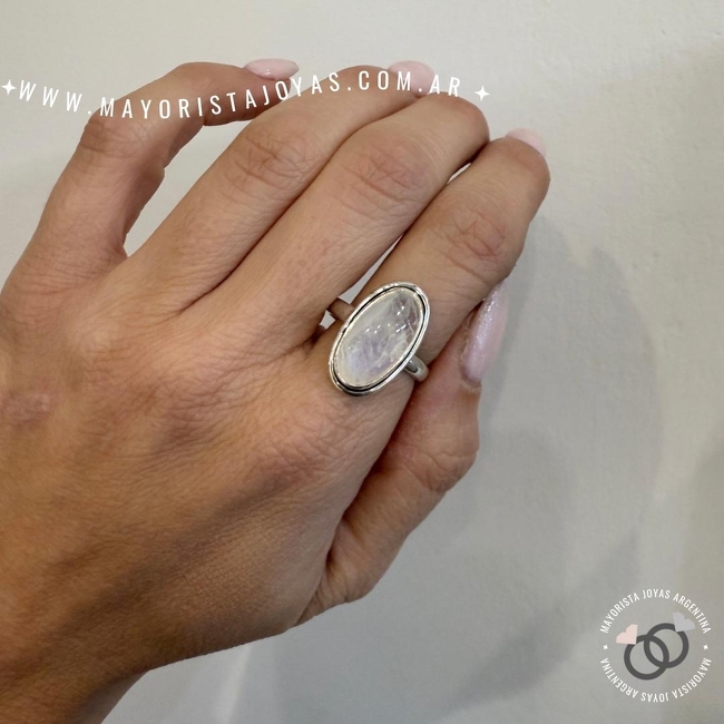 ANILLO PLATA Y PIEDRA (PAP0453)