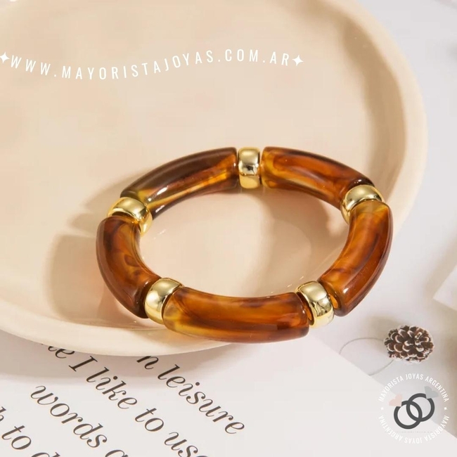 BRAZALETE CAREY SINTETICO (BAR0116)