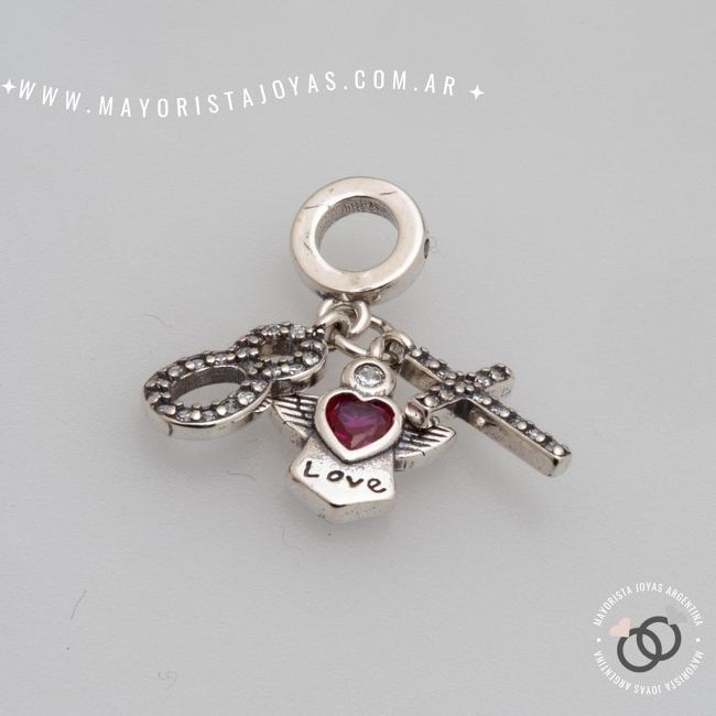 CHARMS PLATA Y CUBIC PARA PANDORA (PP0143)