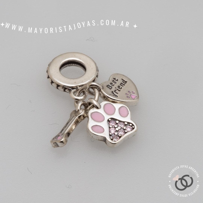 CHARMS PLATA Y CUBIC PARA PANDORA (PP0172)