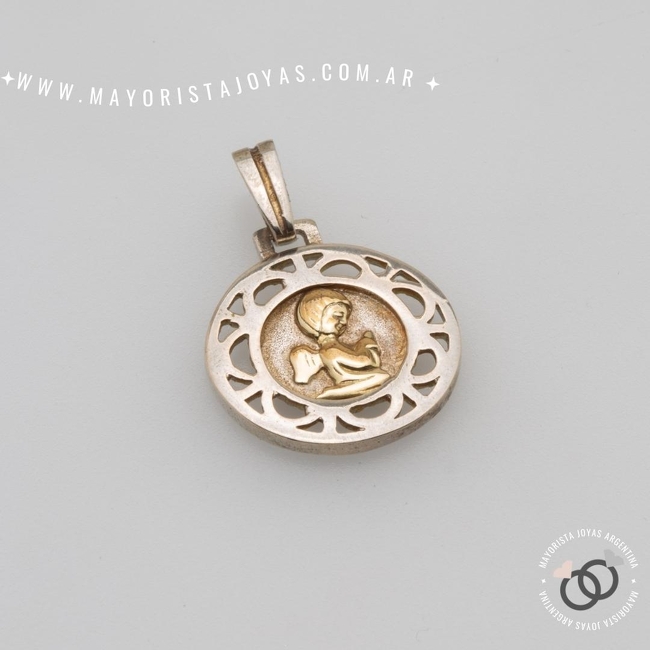 DIJE PLATA Y ORO (POD0193)