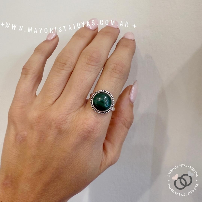 ANILLO PLATA Y PIEDRA (PAP0473)