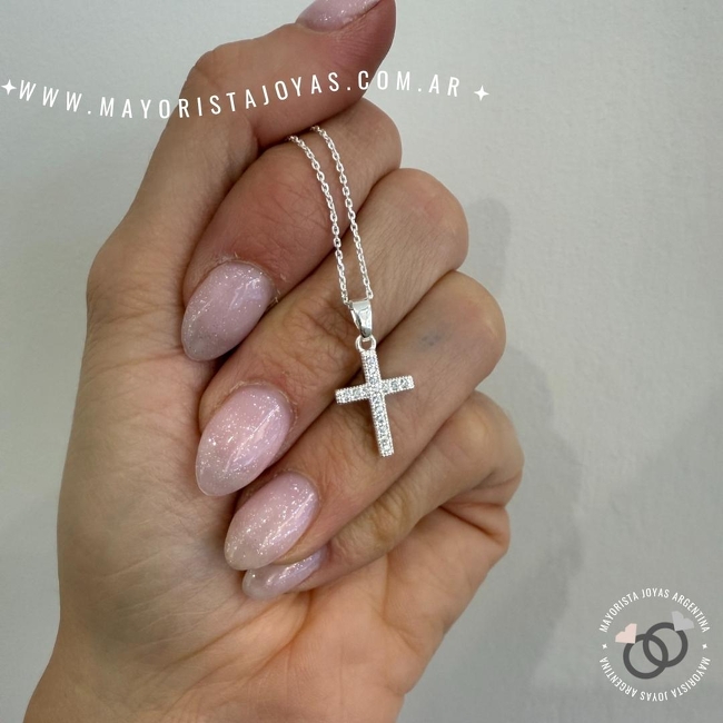 COLLAR PLATA Y CUBIC (PCC0159)