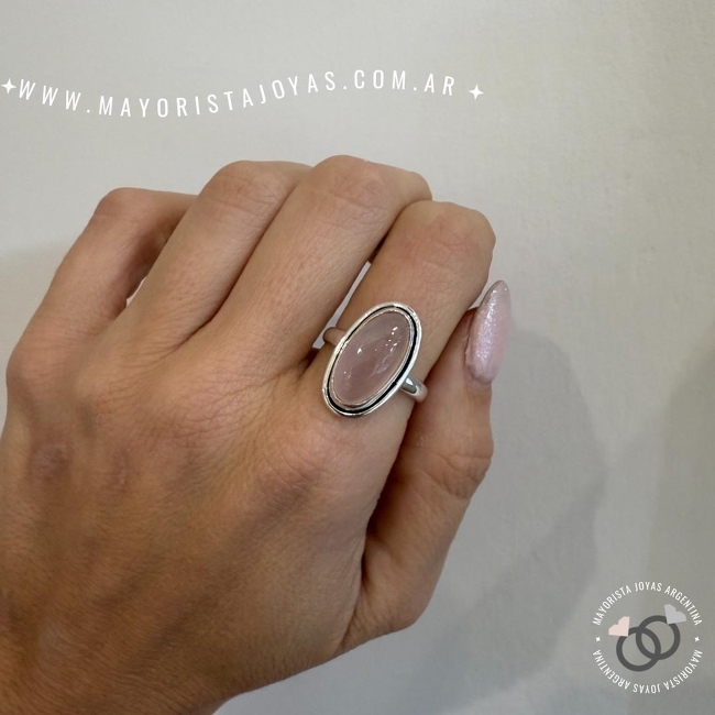 ANILLO PLATA Y PIEDRA (PAP0455)